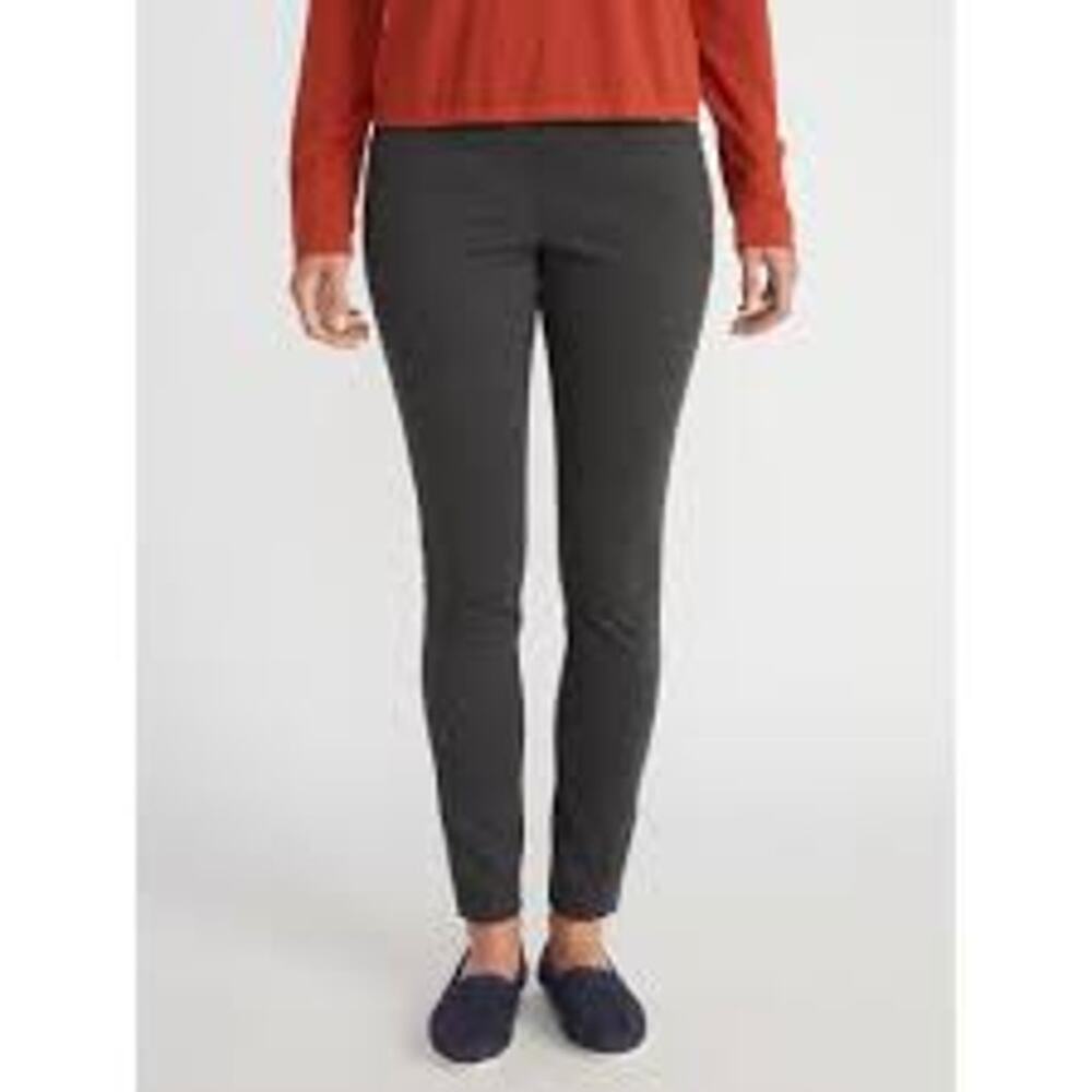 ExOfficio Minka Pant Gray Leggings Stretch Ponte Knit Elastic Waist Women 4